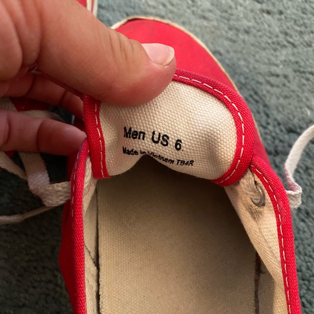 Red Vans - Picture 6 of 6
